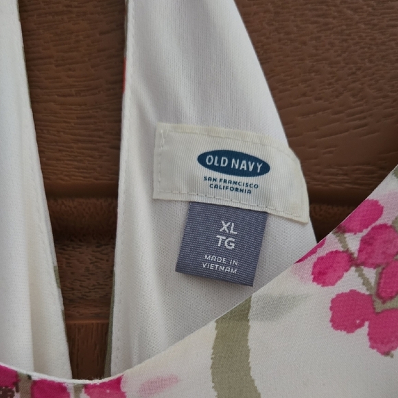 Old Navy Women's Floral Chiffon Maxi Dress Size XL - Picture 3 of 6